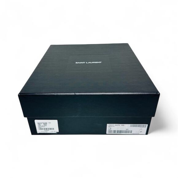 NIB Saint Laurent Vassili Boots EU 42.5 US 9.5 Smooth Leather Ivory White $1,250 - Picture 13 of 13